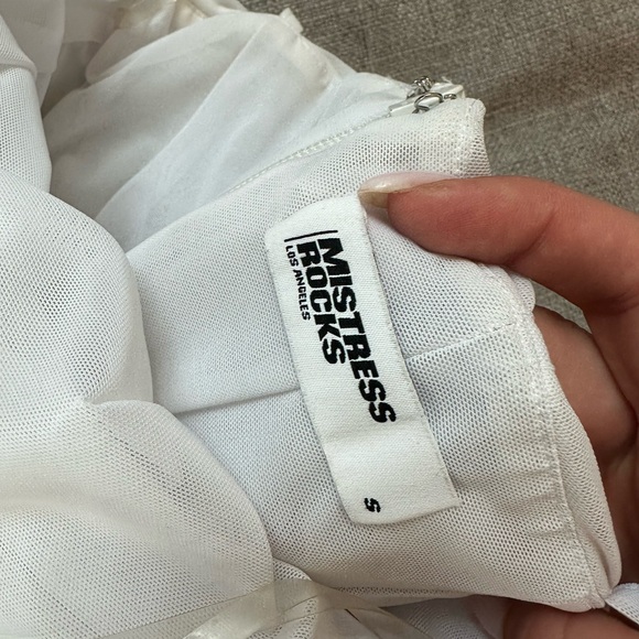 Cream Ruched Bustier Camisole Top - Picture 3 of 4